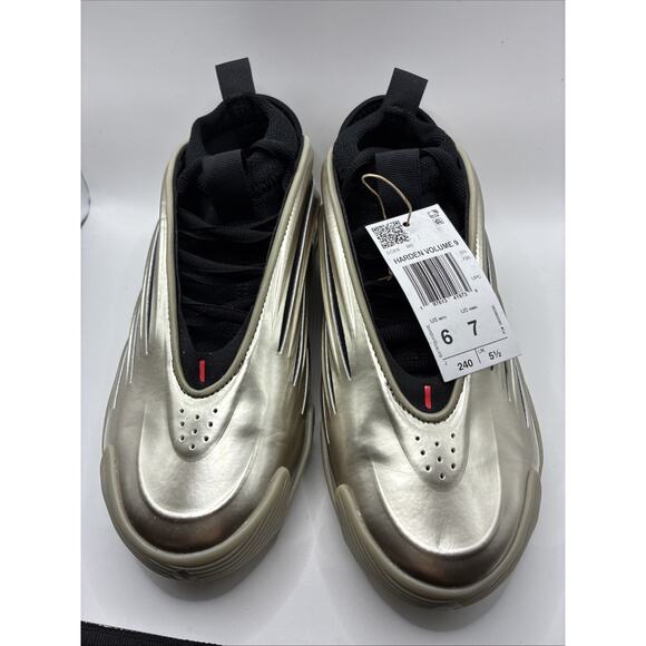 Adidas Harden Volume 9 Basketball Shoes Cyber Metallic Men’s Sz 6 Women 7 main image 6